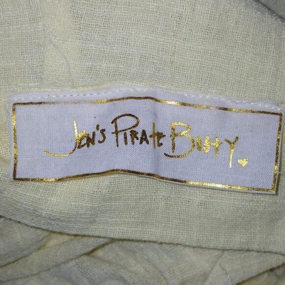 Jen's Pirate Booty Cali Coast Paia Pastel Yellow Open Back Crop Top - Picture 5 of 6